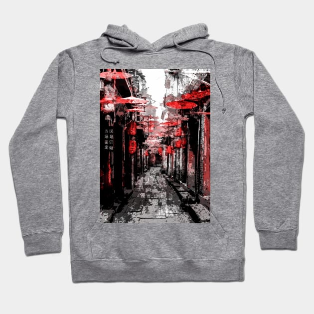 Japan Streets 2 Hoodie by syanart